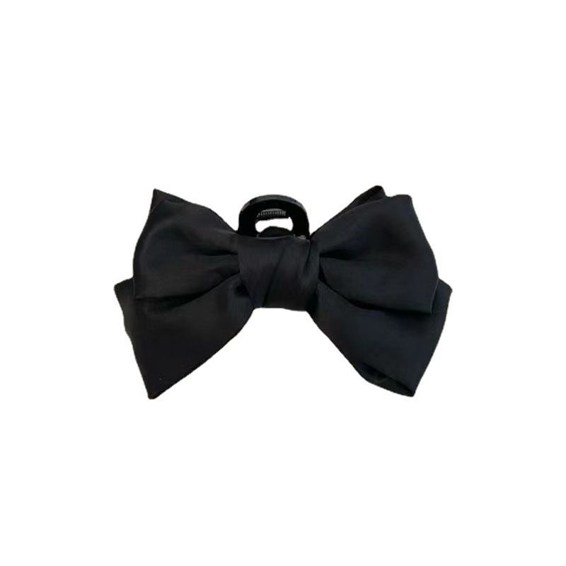 Fashion Women Bow Hairpin Korean Version Of Solid Color Butterfly Satin Hair Clips Girls Hair Accessories Headwear