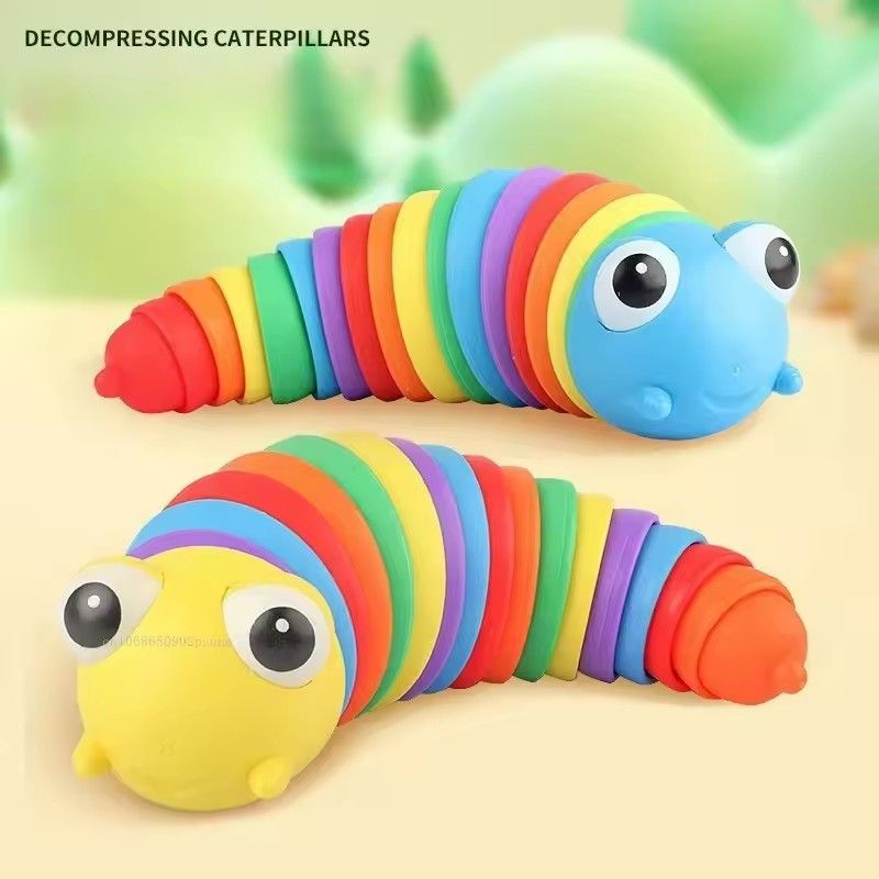 1pc Baby Toy, Twisted Caterpillar, Colorful Stress Relief Toys, Educational Toys for Early Ages, Newborn Gift