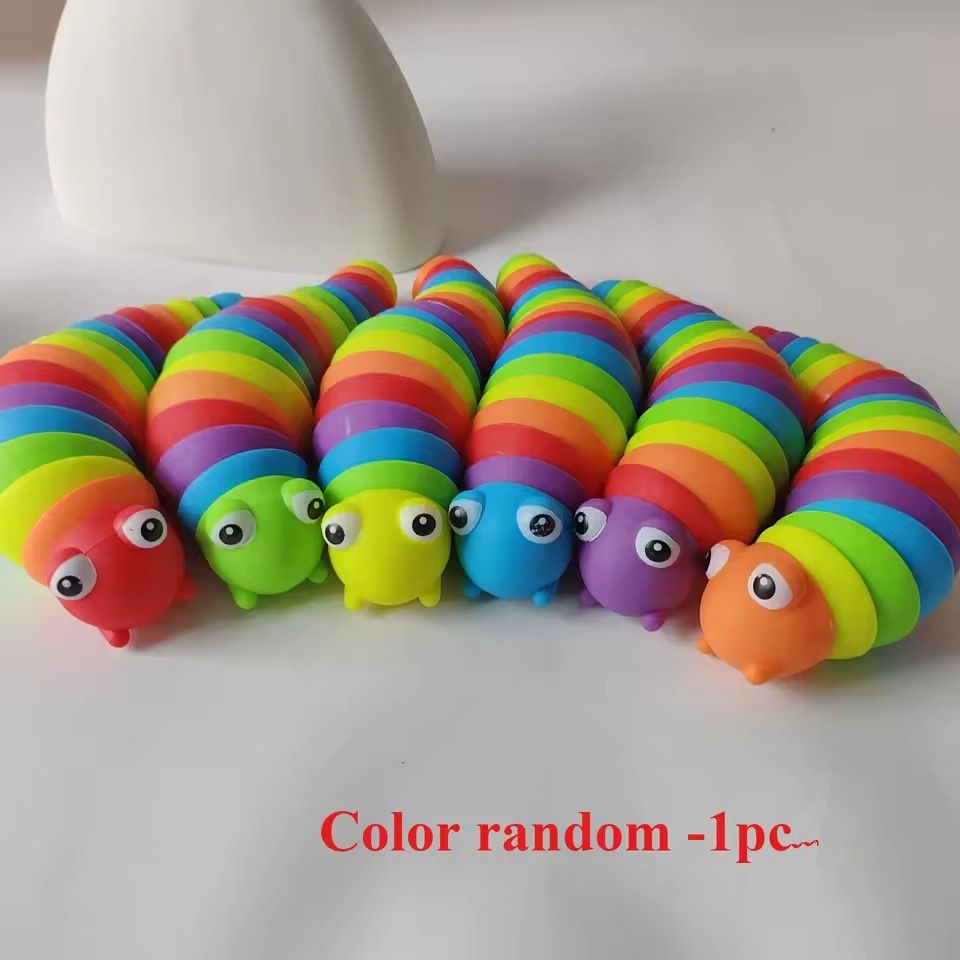 1pc Baby Toy, Twisted Caterpillar, Colorful Stress Relief Toys, Educational Toys for Early Ages, Newborn Gift