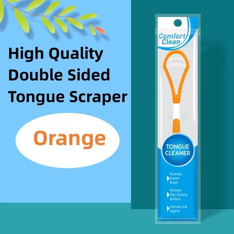 Tongue Cleaner for Professional Tongue Cleaner, Oral Care Tools, Adult Reusable Double-sided Tongue Cleaning Scraper Brush