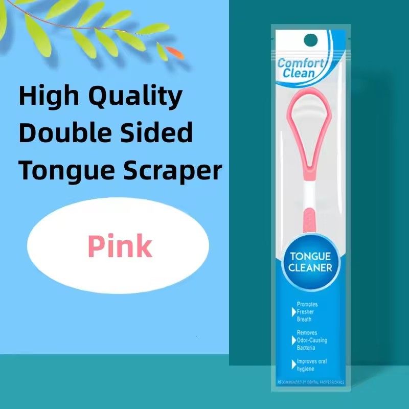 Tongue Cleaner for Professional Tongue Cleaner, Oral Care Tools, Adult Reusable Double-sided Tongue Cleaning Scraper Brush