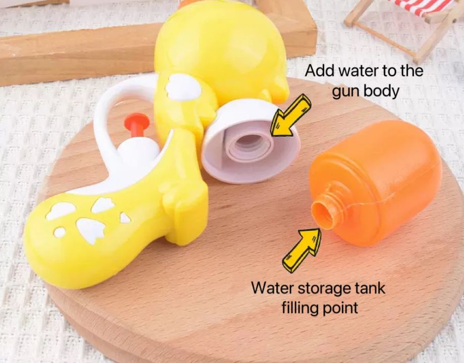 Kids Duck Water Gun, Outdoor Water Spray Guns, High Pressure Range, Pools, Beach, Water Battle, Fun Toys