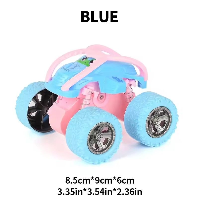 Colorful Inertia Macaron Four Wheel Drive Car, Pink Small Car, Toy Car, Girl, Child, Baby, Fall Resistant