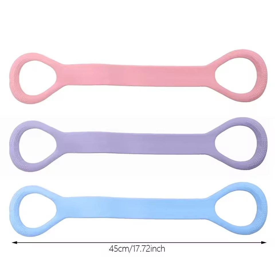 8-Shaped Resistance Band for Exercise, Elastic Training Band For Exercise, Arms, Back And Shoulders, Yoga Therapy Equipment