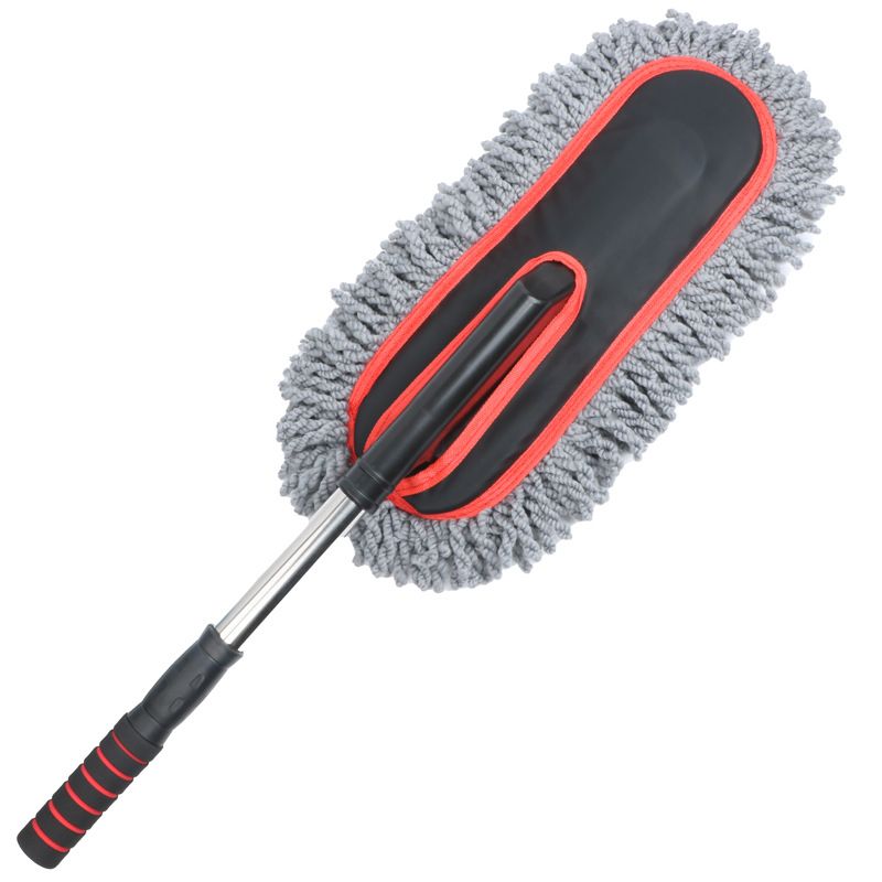 Cleaning Wiper Brush for Car Wash, Car Accessories, Nano Retractable Fiber Wax Wiper, Dust Removal