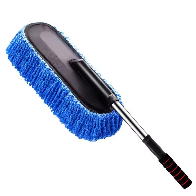 Cleaning Wiper Brush for Car Wash, Car Accessories, Nano Retractable Fiber Wax Wiper, Dust Removal