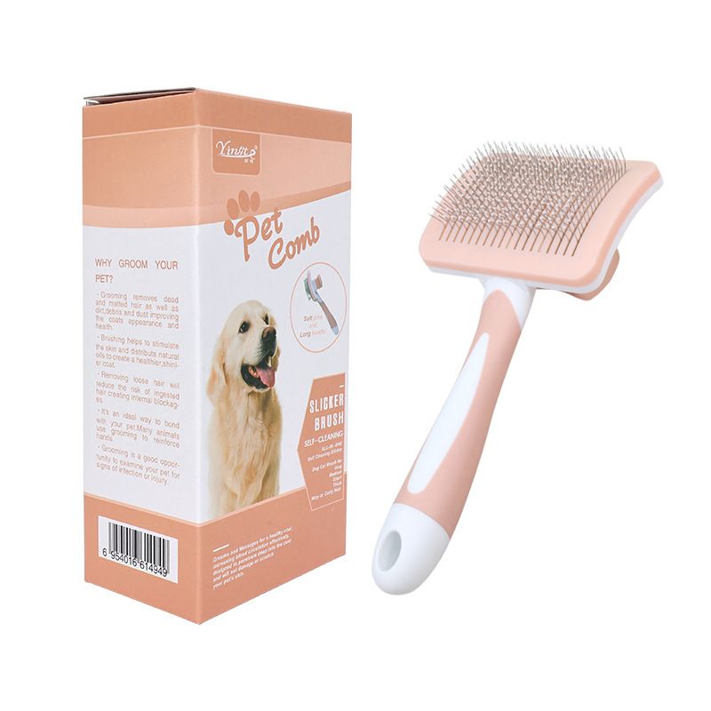 1pc Massage Brush for Cat Care, Pet Comb, Professional Open Knot Pet Hair Removal Brush, Durable Kitten Comb, Pet Accessories