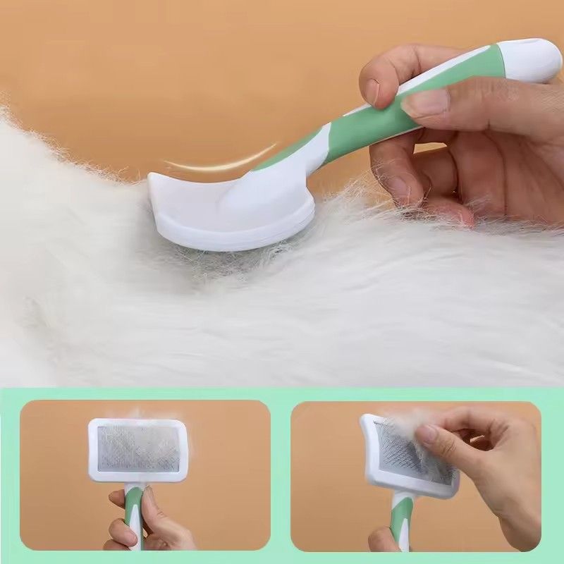 Massage Brush for Cat Care, Pet Comb, Professional Open Knot Pet Hair Removal Brush, Durable Kitten Comb, Pet Accessories