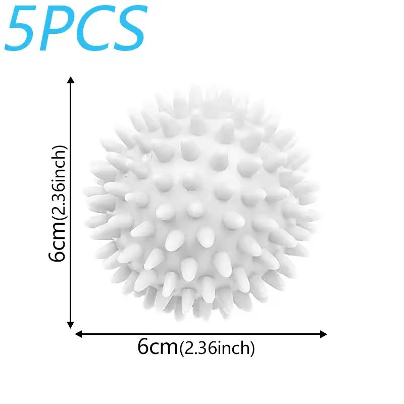 5pcs Laundry Balls Magic Balls Anti-winding Cleaning Drying Home Wash Essential Cleaning Supplies For Reusable Laundry