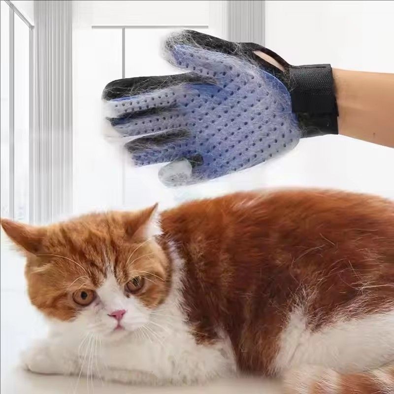 1pc Pet Care Glove, Soft and Efficient Pet Hair Remover, Cat Accessories, Dog and Cat Gloves, Pet Products, Cat Supplies