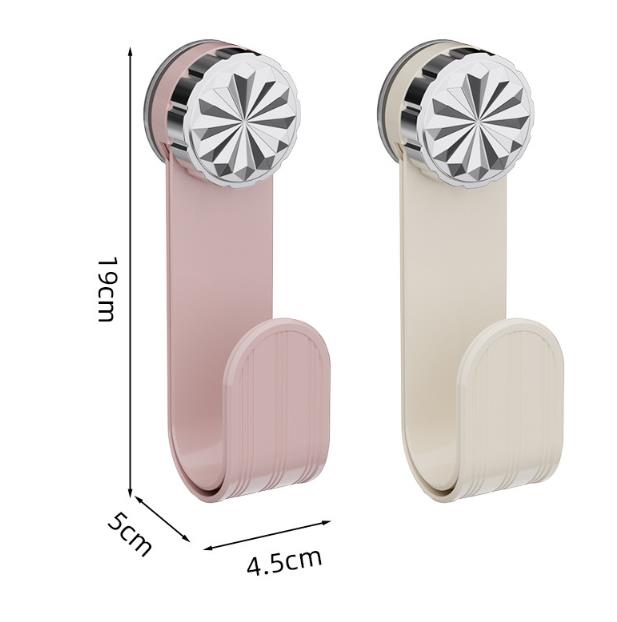 1PC Adjustable Distance Suction Cup Pot Lid Rack Punch-free Nordic Style Wall Mount Pot Lids Holder Stabilize Strong Suction