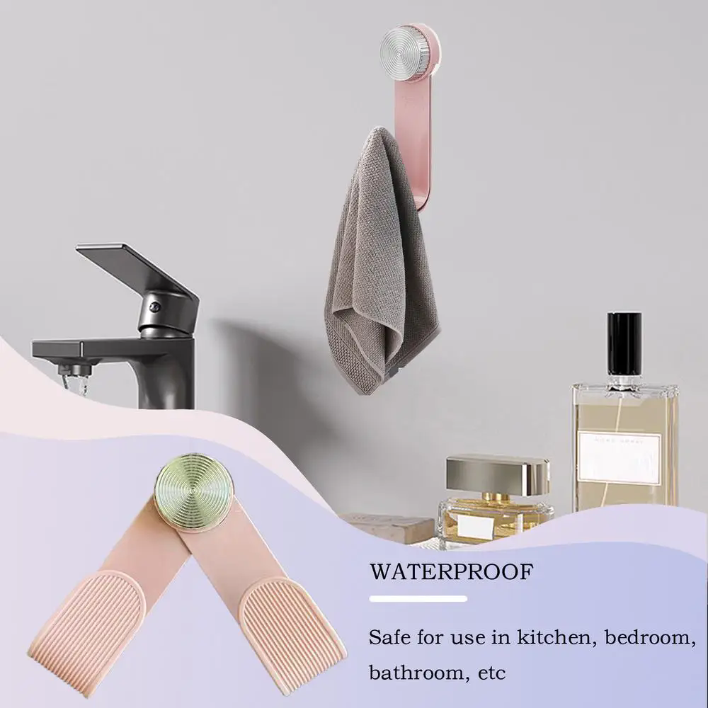 1PC Adjustable Distance Suction Cup Pot Lid Rack Punch-free Nordic Style Wall Mount Pot Lids Holder Stabilize Strong Suction
