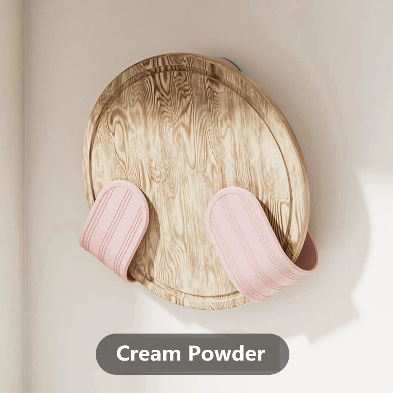 1PC Adjustable Distance Suction Cup Pot Lid Rack Punch-free Nordic Style Wall Mount Pot Lids Holder Stabilize Strong Suction