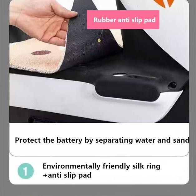 1PC  Electric bike pedal pad, dirt resistant, easy to maintain, dust removal, anti slip pedal pad