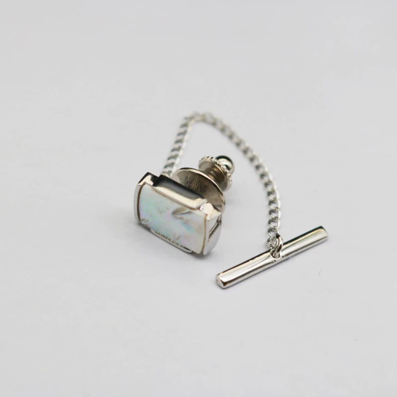 1PC Tie Fixed Chain Tie Needle Jewelry Popular Piercing Tie Tie Clip Men's Shirt Jewelry