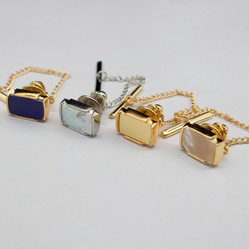 1PC Tie Fixed Chain Tie Needle Jewelry Popular Piercing Tie Tie Clip Men's Shirt Jewelry