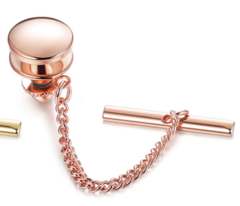 1PC Tie Fixed Chain Tie Needle Jewelry Popular Piercing Tie Tie Clip Men's Shirt Jewelry