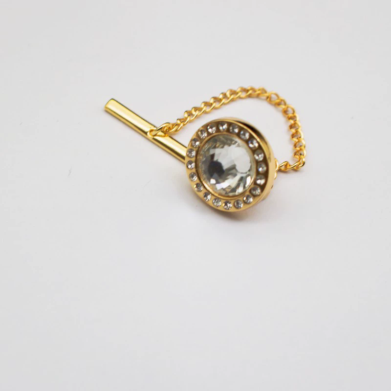 1PC Tie Fixed Chain Tie Needle Jewelry Popular Piercing Tie Tie Clip Men's Shirt Jewelry