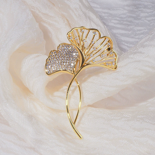 1PC  High end brooch, women's niche brooch, temperament fixed clothes, suits, pearl jewelry