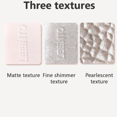 1PC  Two-color Highlight Powder, Brightening the Face, Ultra-Fine Soft Texture for Natural Glow, Enhances Facial Dimension