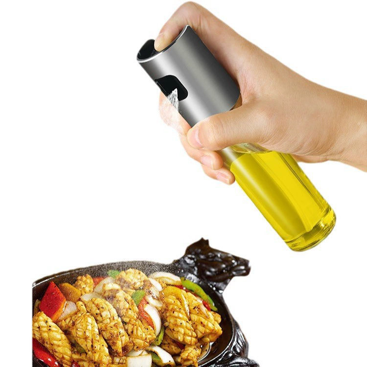 1 PC  Glass Oil Spray for Cooking Spray Bottle Olive Oil Sprayer Mister Baking Roasting Grilling