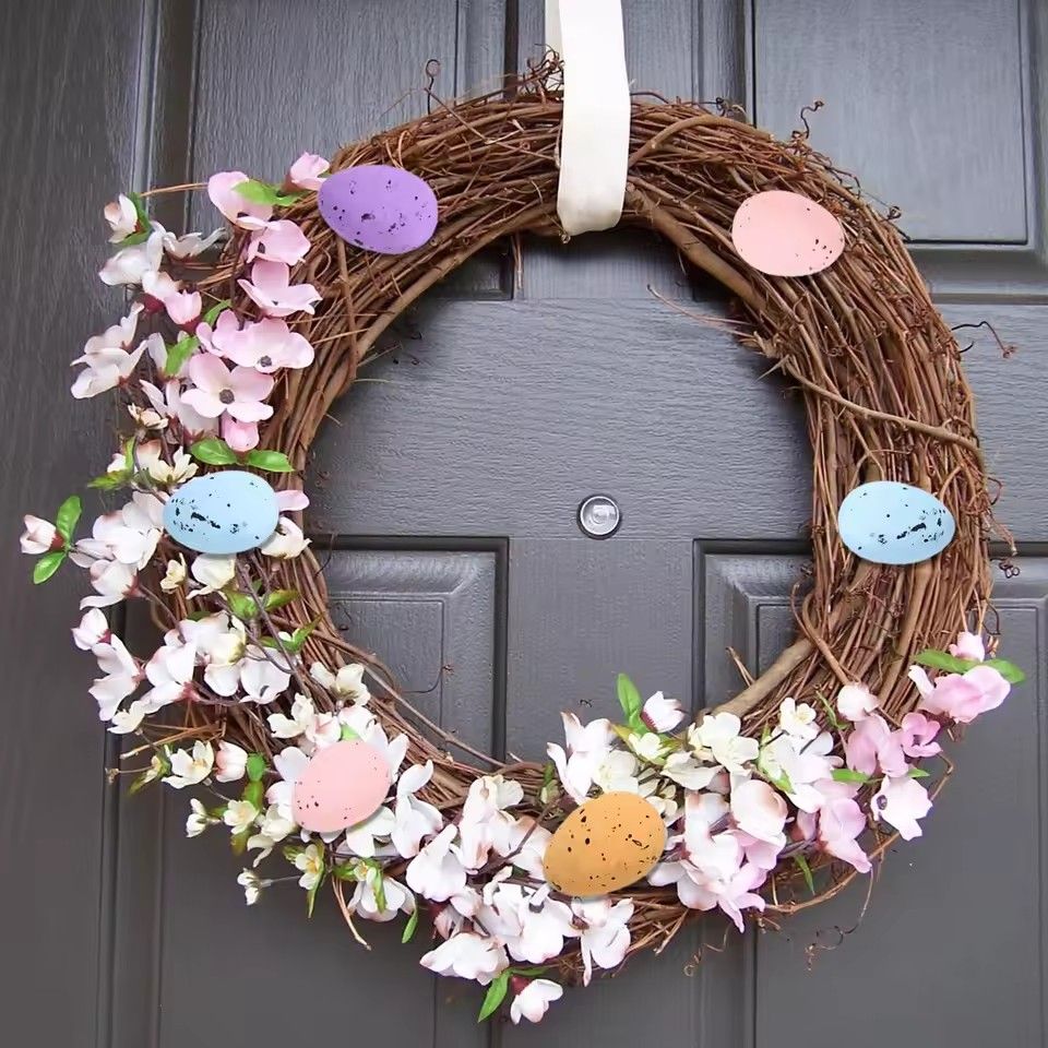 100PCS  Easter Eggs Easter Party Indoor Outdoor Home Decorations Kids Gifts Colorful Foam Eggs For Easter