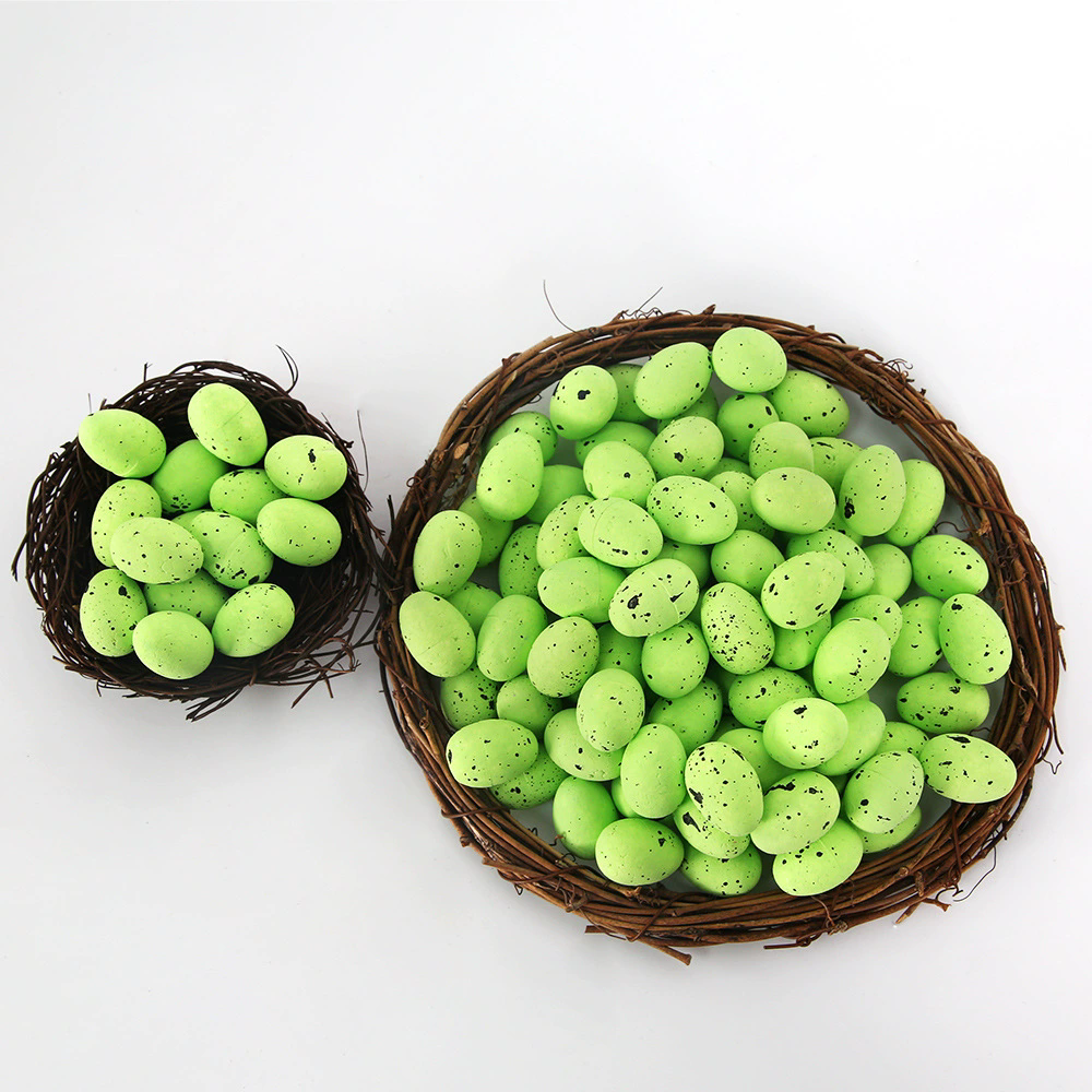 100PCS  Easter Eggs Easter Party Indoor Outdoor Home Decorations Kids Gifts Colorful Foam Eggs For Easter