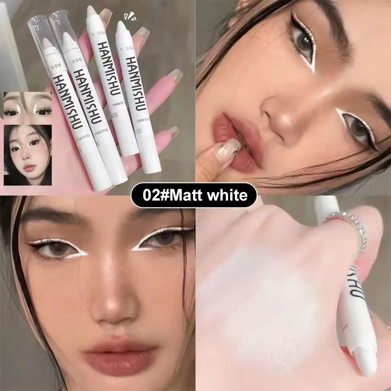 1PC Shimmering Stick Pearlescent Eyeshadow Stick Glitter White Eyeliner Lying Silkworm Pen Silver Highlighter Pen