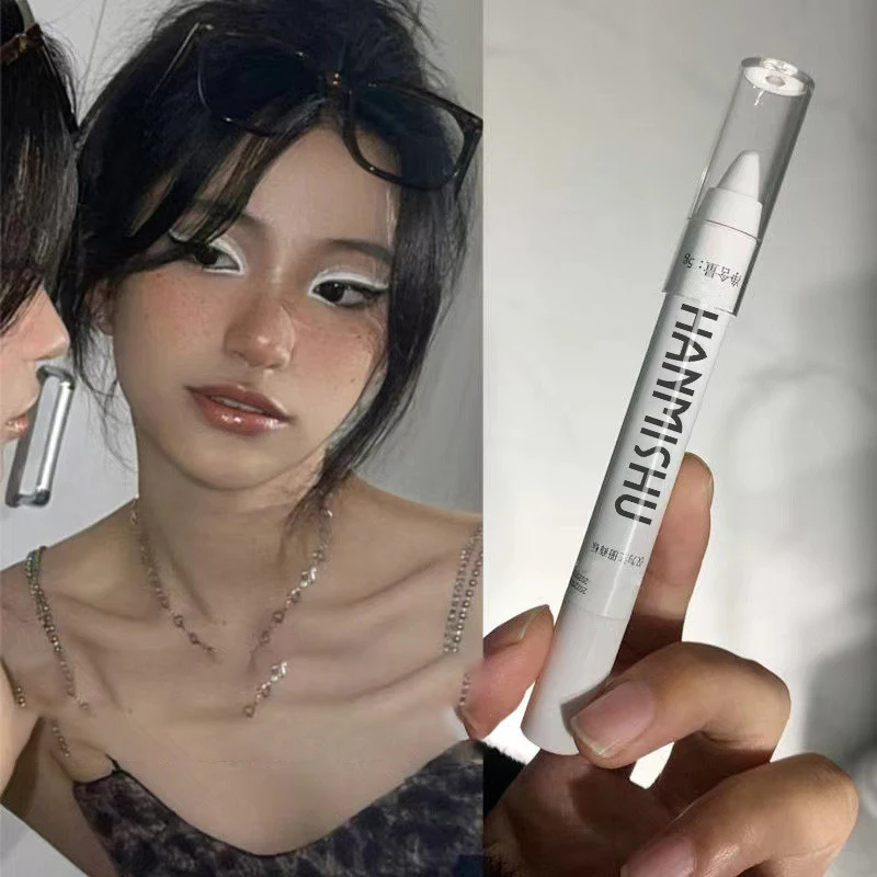 1PC Shimmering Stick Pearlescent Eyeshadow Stick Glitter White Eyeliner Lying Silkworm Pen Silver Highlighter Pen