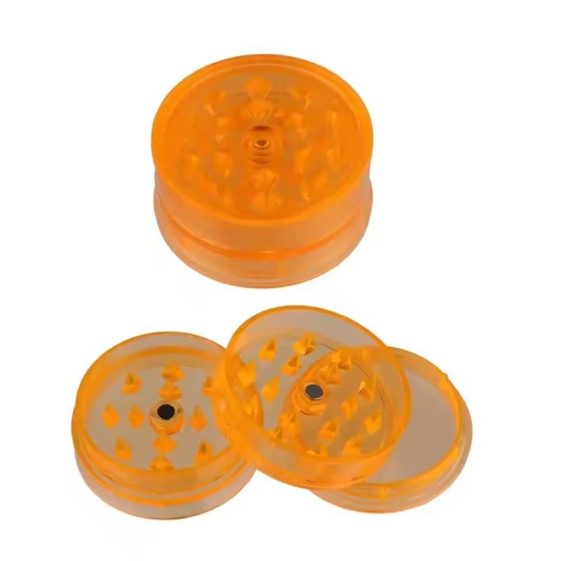 1Pc  Plastic 3 Layer 40mm Tobacco Grinder Leaf Herbal Herb Smoke Spice Crusher Hand Muller Smoke Accessories B2-167-2