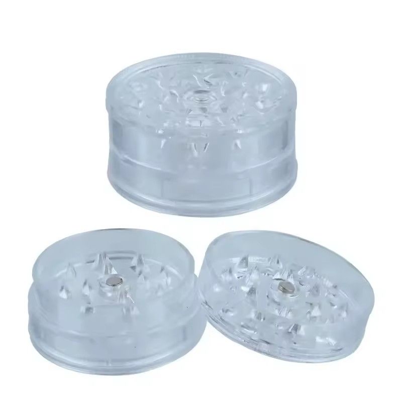 1Pc  Plastic 3 Layer 40mm Tobacco Grinder Leaf Herbal Herb Smoke Spice Crusher Hand Muller Smoke Accessories B2-167-2
