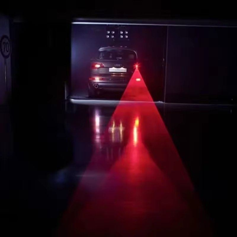 Car Auto LED Laser Fog Light Motorcycle Tail Lamp Vehicle Anti-Collision Taillight Brake Braking Warning Lamps Car Fog Amagi C-645