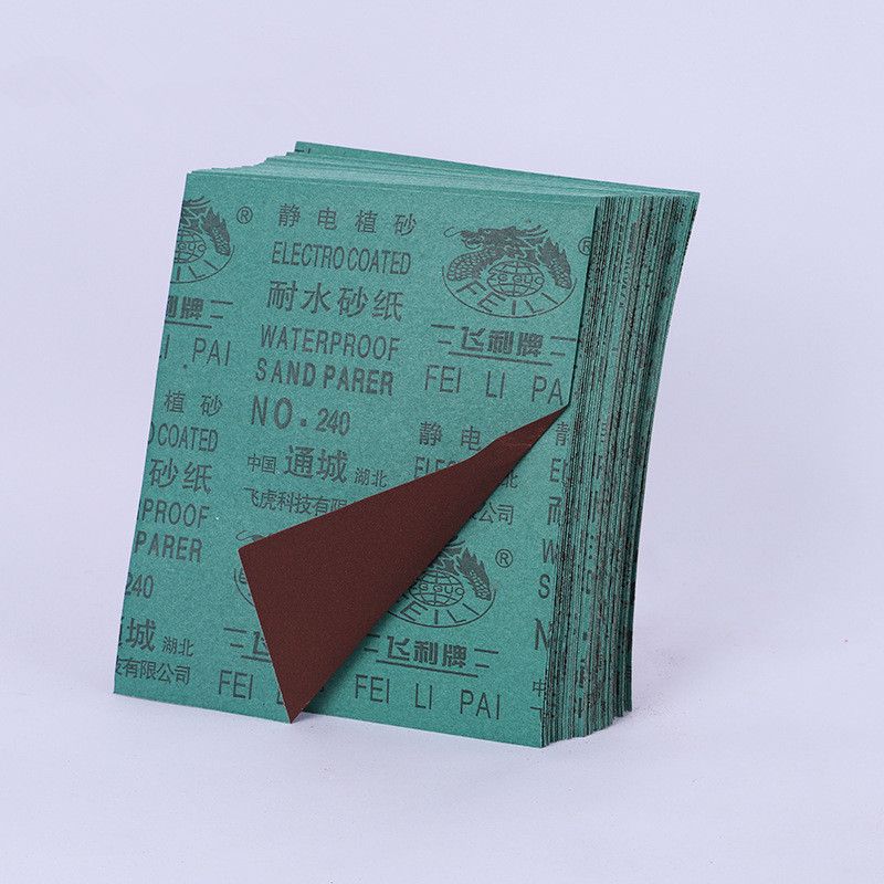 5PCS Sandpaper, water-resistant sandpaper, red sandpaper, home decoration metal polishing sandpaper, polishing sandpaper