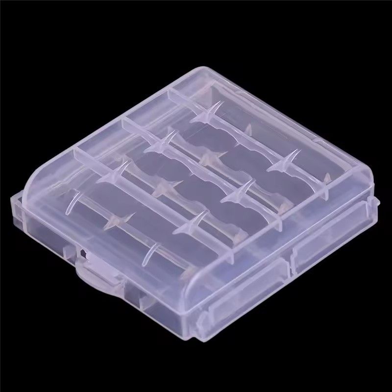 5PC 4 slot AA AAA plastic battery holder storage box AA AAA battery container storage box battery box cover
