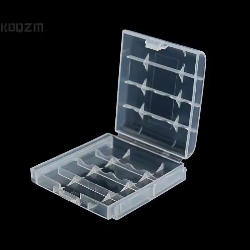 5PC 4 slot AA AAA plastic battery holder storage box AA AAA battery container storage box battery box cover