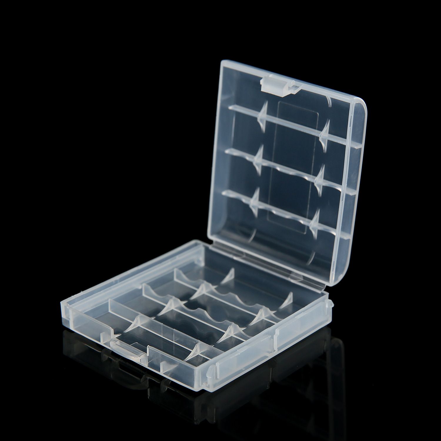 5PC 4 slot AA AAA plastic battery holder storage box AA AAA battery container storage box battery box cover