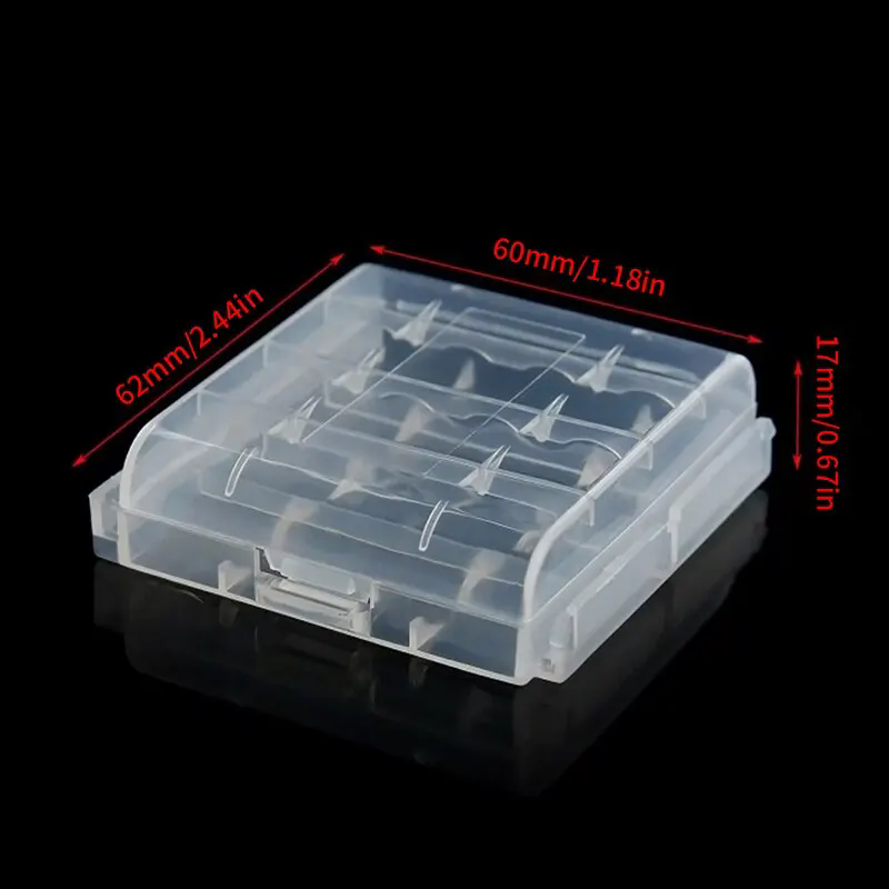 5PC 4 slot AA AAA plastic battery holder storage box AA AAA battery container storage box battery box cover