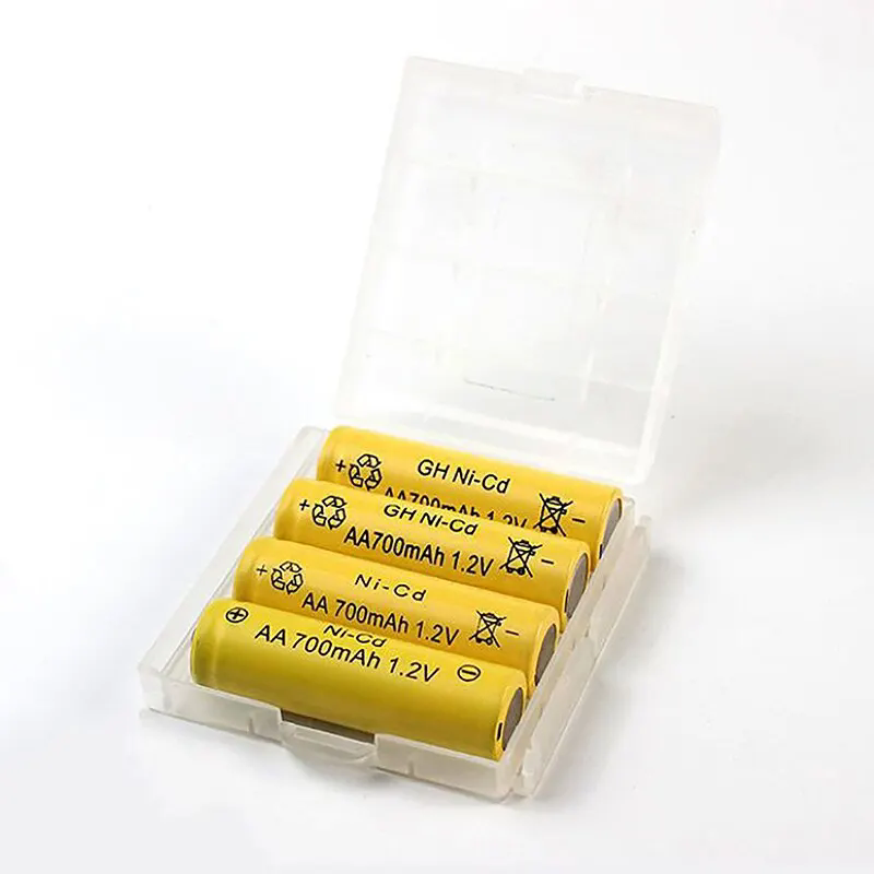 5PC 4 slot AA AAA plastic battery holder storage box AA AAA battery container storage box battery box cover