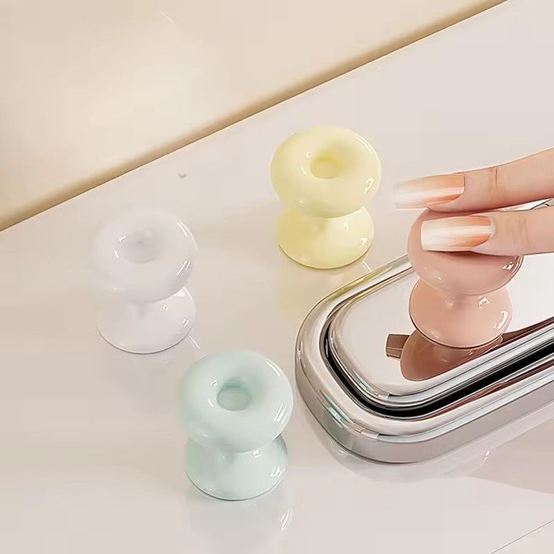 2PCS  Toilet Presser Button Nail Art Special Tank Button Long Nails Universal Creative Cute Toilet Flush Switch