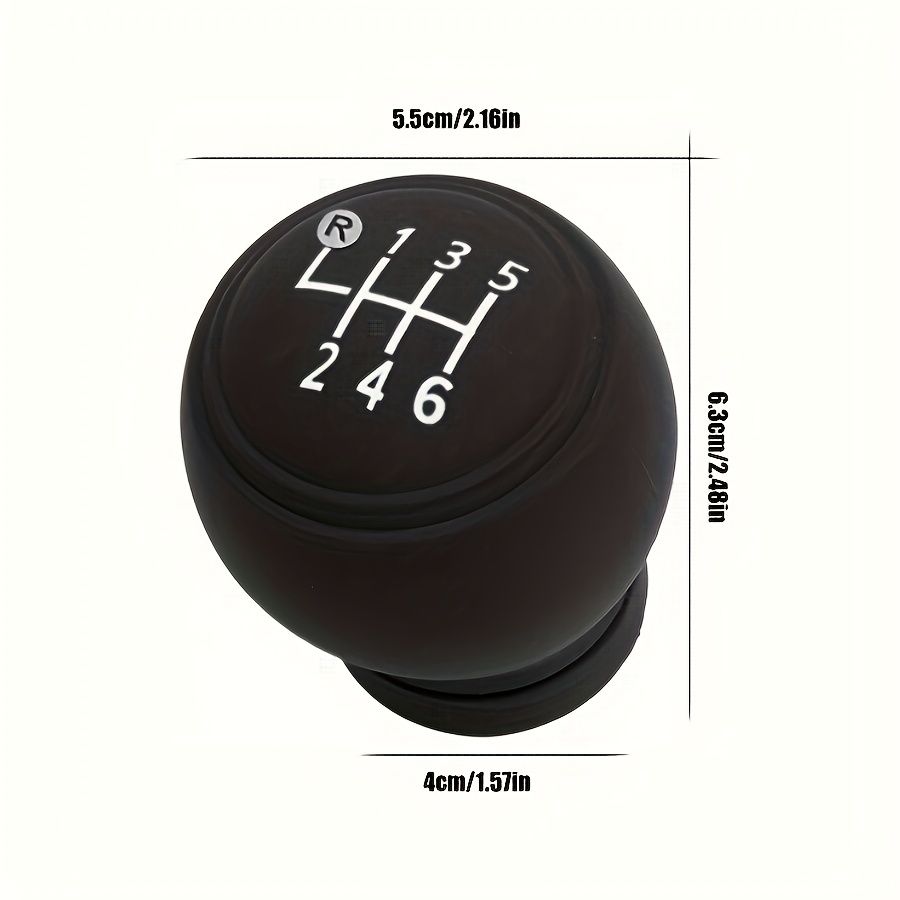 Silicone Gear Shift Knob Cover with Non-Slip Grip - Gel Protector for Manual Transmissions, Car Interior Accessory C-663