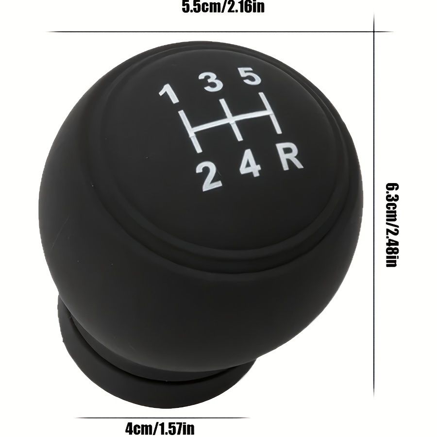 Silicone Gear Shift Knob Cover with Non-Slip Grip - Gel Protector for Manual Transmissions, Car Interior Accessory C-663