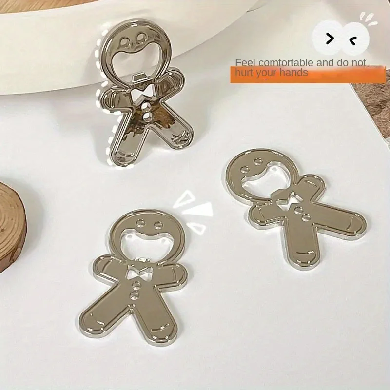 1PC   Stainless Steel Magnetic Bottle Opener Fridge Soda Glass Cap Remover Kitchen Metal Beer Bar Tool