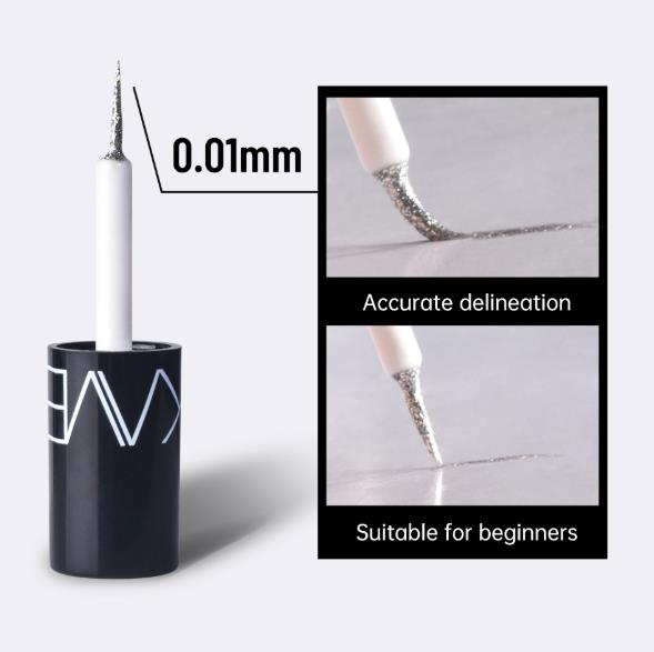 1PC  Diamond foaming liquid eyeliner pearlescent color fast drying and not easy to stain liquid eyeliner view 4