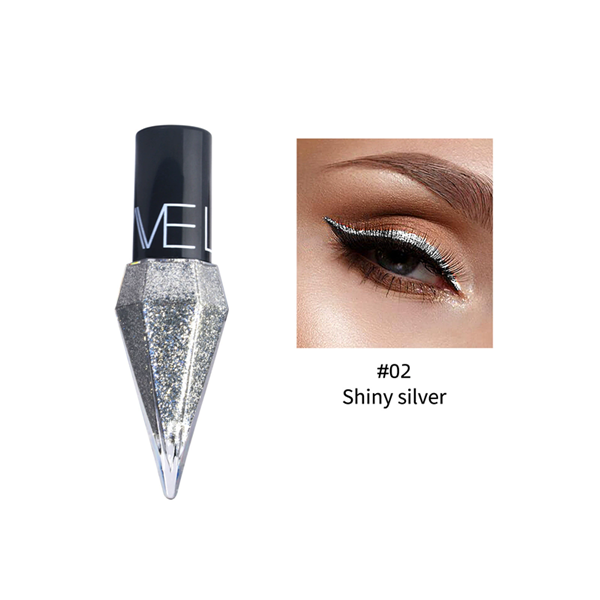 1PC  Diamond foaming liquid eyeliner pearlescent color fast drying and not easy to stain liquid eyeliner view 6