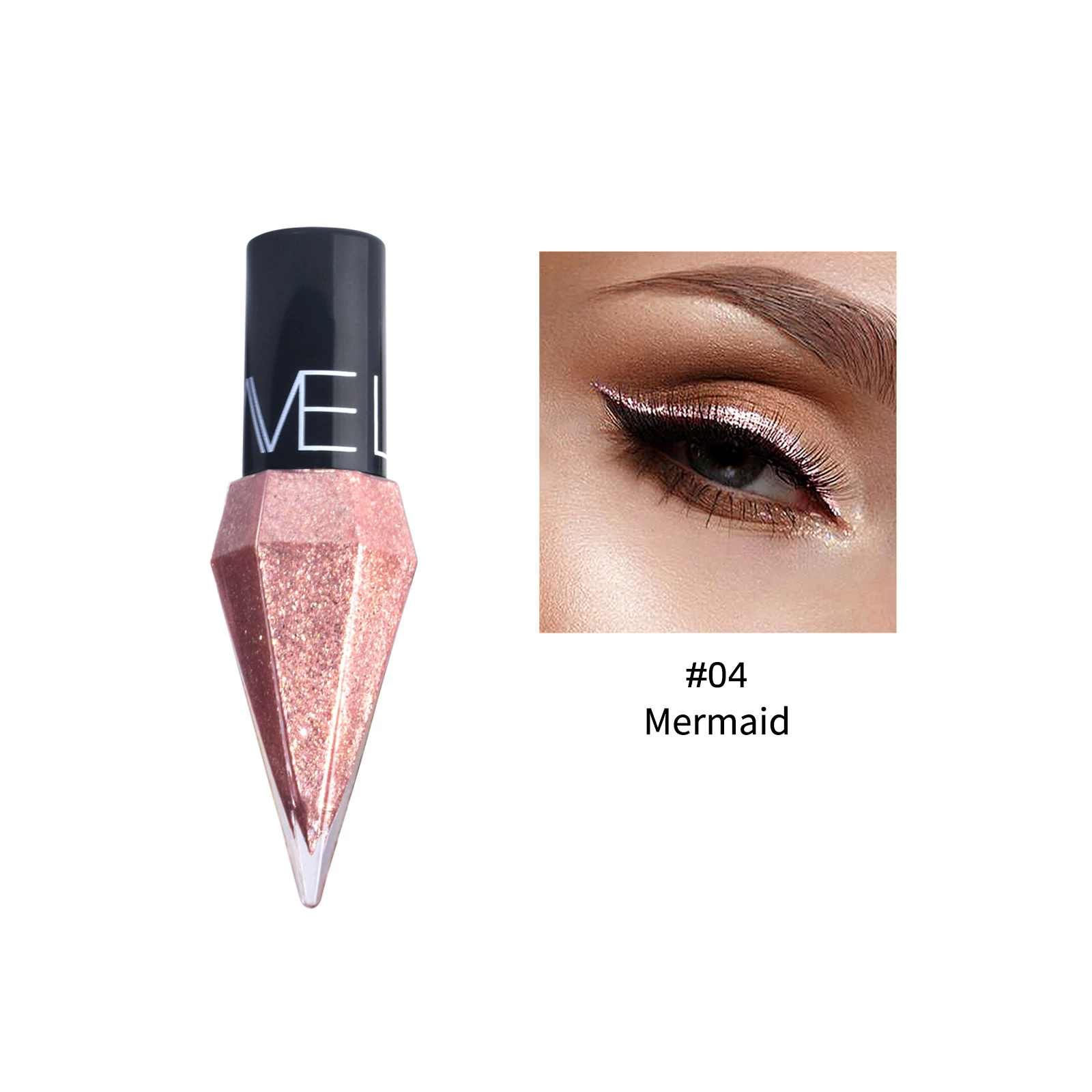 1PC  Diamond foaming liquid eyeliner pearlescent color fast drying and not easy to stain liquid eyeliner view 8