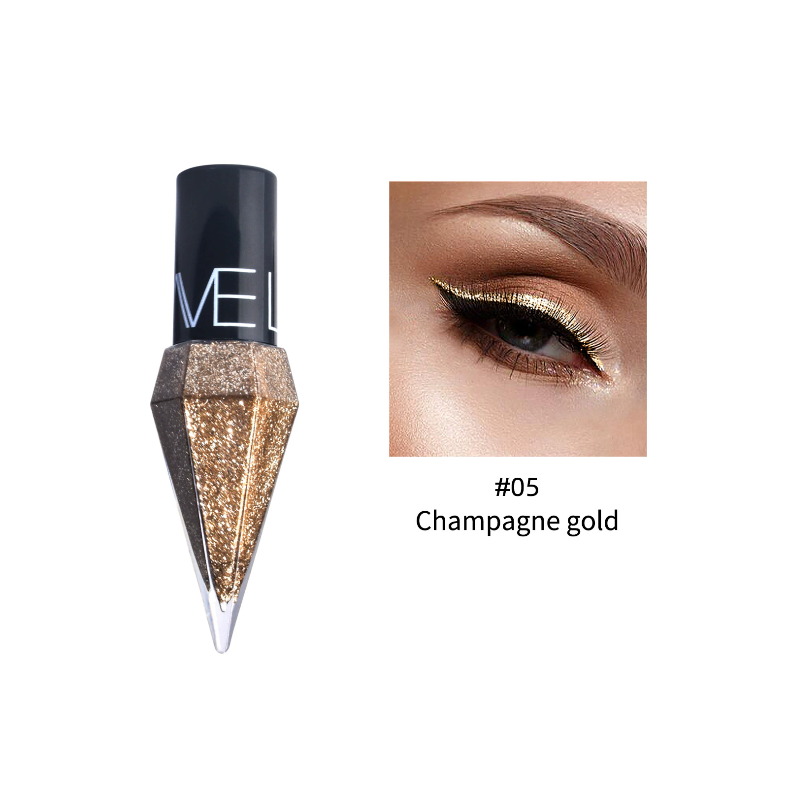 1PC  Diamond foaming liquid eyeliner pearlescent color fast drying and not easy to stain liquid eyeliner view 9