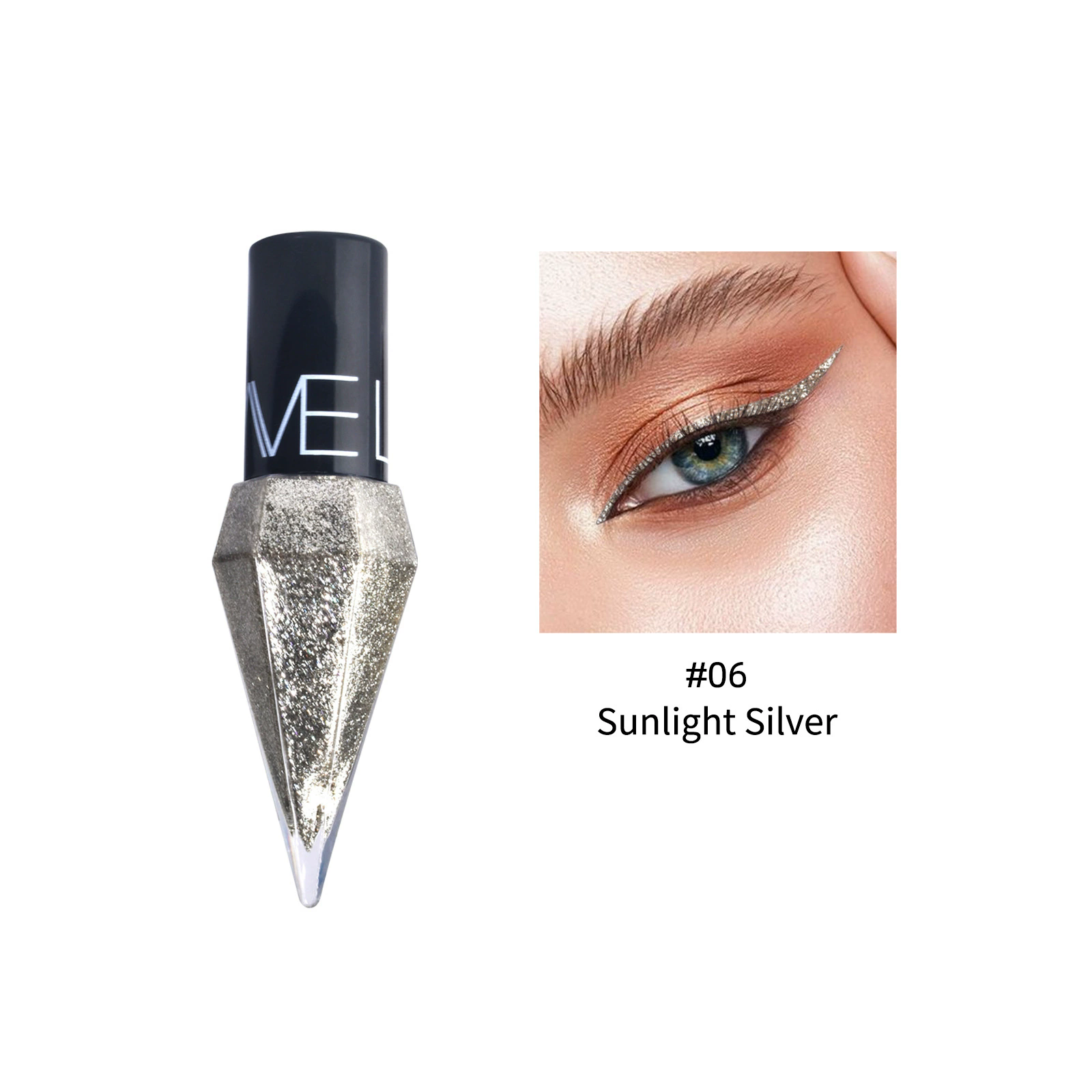 1PC  Diamond foaming liquid eyeliner pearlescent color fast drying and not easy to stain liquid eyeliner view 10