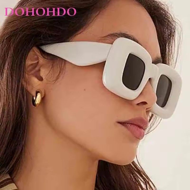 1PC  New Large Frame Square Sunglasses Women's Brand Designer Fashion Sun Glasses Men's Outdoor Hip-hop Eyewear