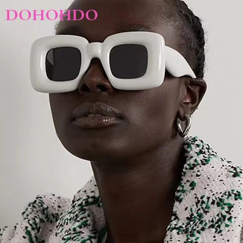 1PC  New Large Frame Square Sunglasses Women's Brand Designer Fashion Sun Glasses Men's Outdoor Hip-hop Eyewear