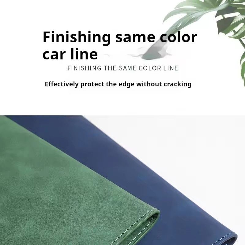 1PC Leather A4 File Bag Waterproof Wear-resistant Ultra-large Capacity Folder Business Office School File Storage Supplies